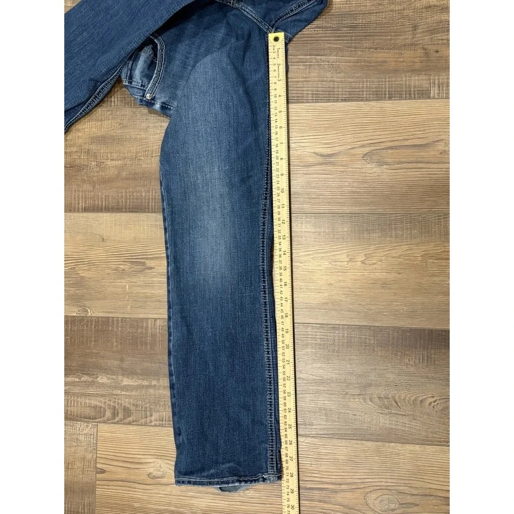 Silver Y2K Jeans Women's 33W Else Slim Bootcut Mid Rise Medium Wash Flap Pocket